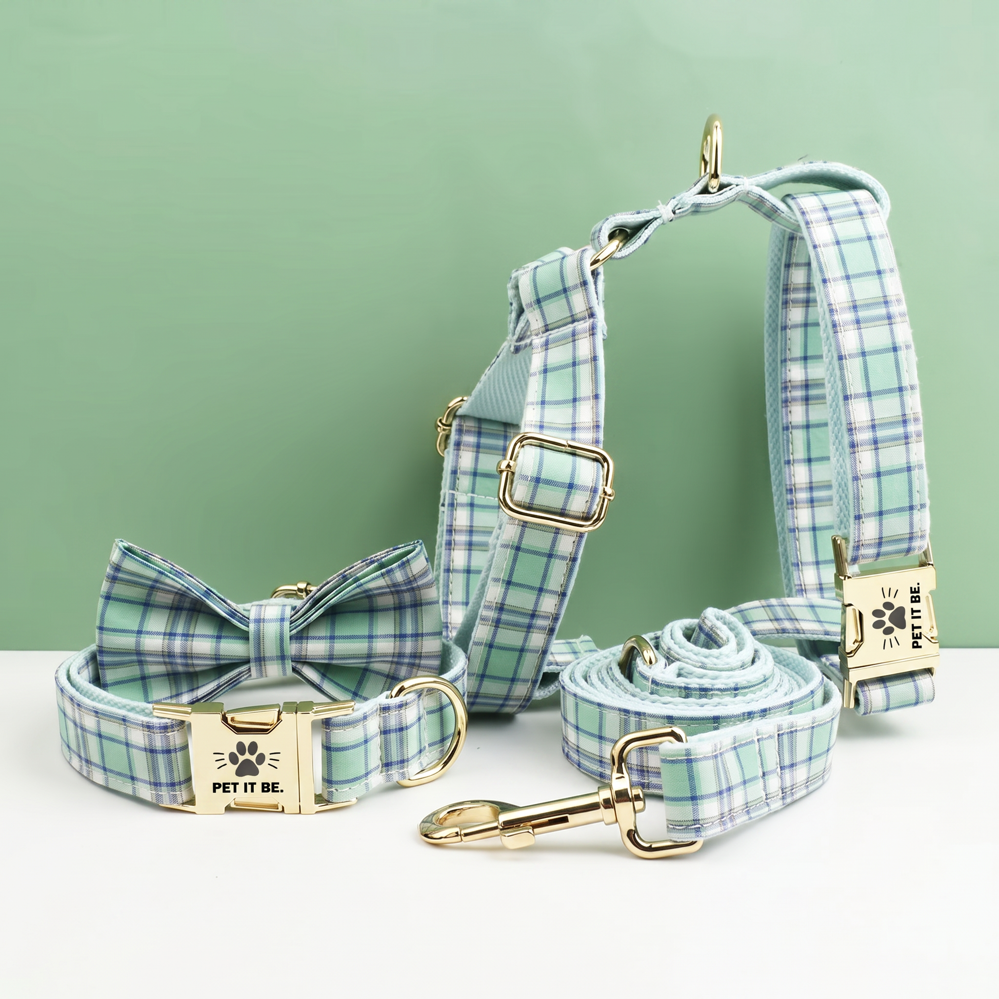 Lake Water Green Plaid Collection