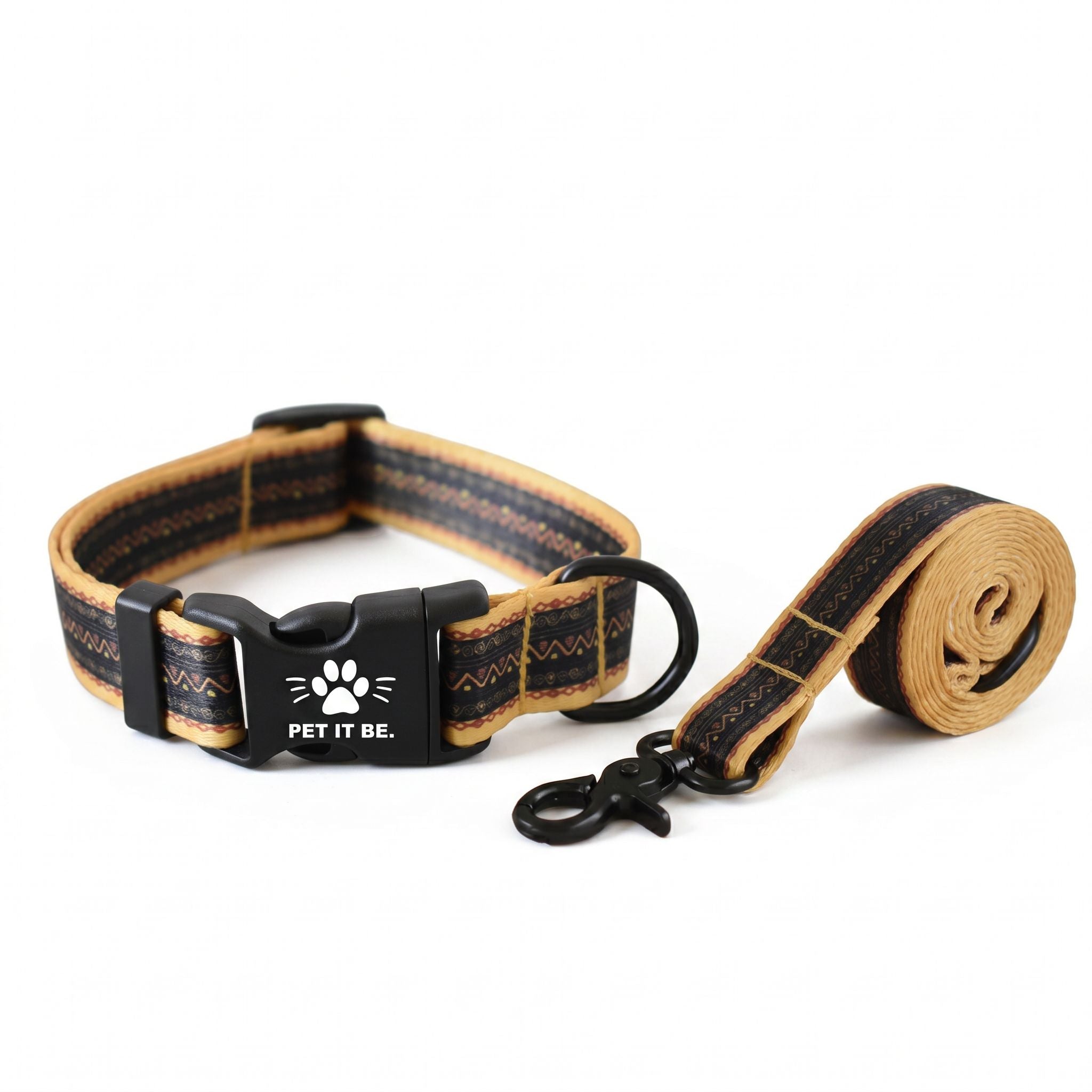 Nylon Print Collar & Leash