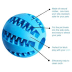 Dog Rubber Toy Ball & Feeder