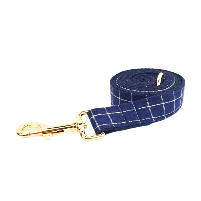 Luxury Blue Checkered Set