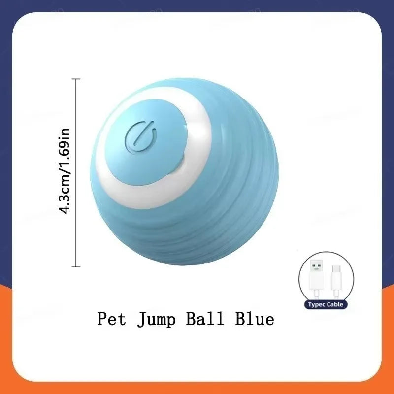Cat Interactive Ball Toy Training Self-moving Kitten Electric