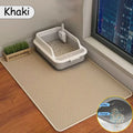 Large Waterproof Double Layer Cat Litter Mat Non-Slip Washable Pet Litter Box Mat Durable Sand Trapper Easy Clean Cat Toilet Mat
