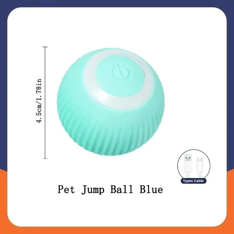 Cat Interactive Ball Toy Training Self-moving Kitten Electric