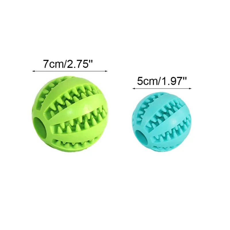 Dog Rubber Toy Ball & Feeder