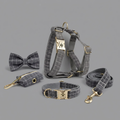 Luxury Grey Checkered Set