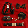 Luxury Forest Night Red Checkered Set