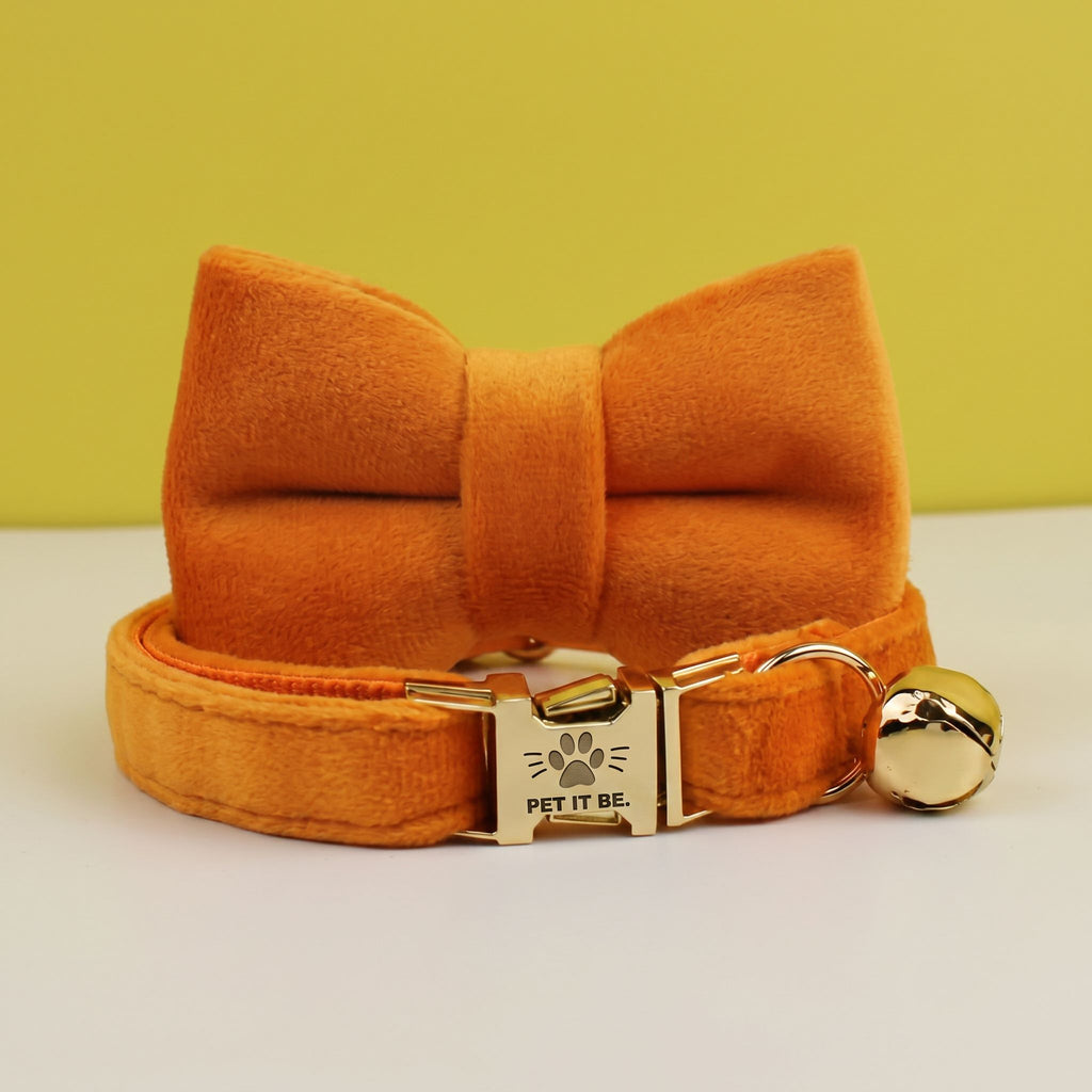Bright Cat Velvet Collars